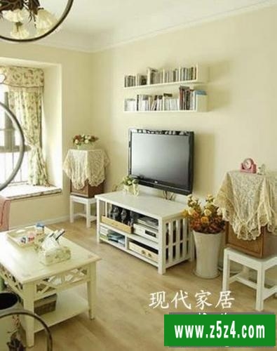 绝美田园风电视背景墙图片2